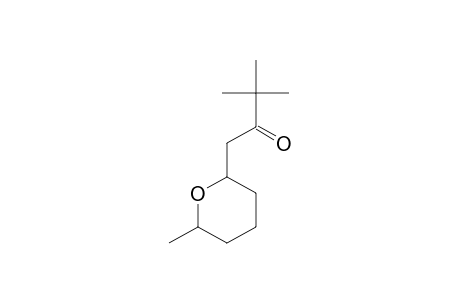 3,3-Dimethyl-1-(6-methyl-tetrahydropyran-2-yl)-butan-2-one