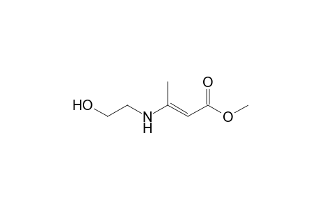 (E)-3-(2-hydroxyethylamino)-2-butenoic acid methyl ester