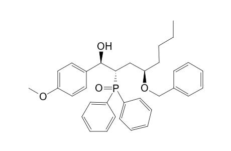 (1R,2S,4R)-2-diphenylphosphoryl-1-(4-methoxyphenyl)-4-phenylmethoxy-1-octanol