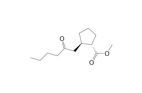 (1S,2R)-2-(2-ketohexyl)cyclopentanecarboxylic acid methyl ester