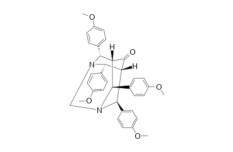 4,8,9,10-TETRA-(PARA-METHOXYPHENYL)-1,3-DIAZAADAMANTAN-6-ONE