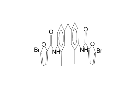 3,3'-dimethyl-4,4'-di(5-bromo-2-furylcarbamido)diphenylmethane