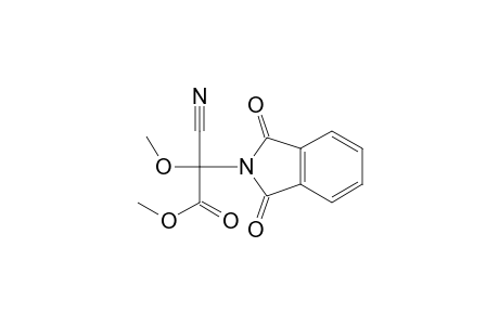 2H-Isoindole-2-acetic acid, .alpha.-cyano-1,3-dihydro-.alpha.-methoxy-1,3-dioxo-, methyl ester, (.+-.)-