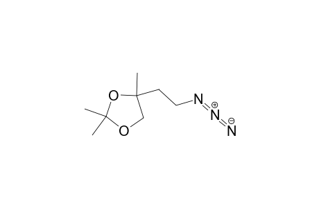 1,3-Dioxolane, 4-(2-azidoethyl)-2,2,4-trimethyl-, (S)-