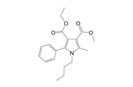 3-Ethyl 4-methyl 1-butyl-5-methyl-2-phenyl-1H-pyrrole-3,4-dicarboxylate