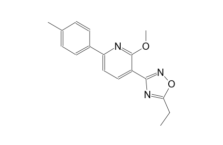 3-(5-ethyl-1,2,4-oxadiazol-3-yl)-6-(4-methylphenyl)-2-pyridinyl methyl ether