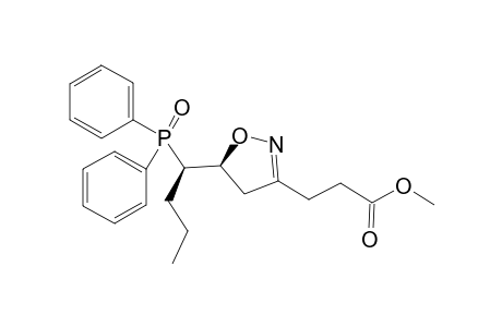 (1'R*,5S*)-5-(1'-Diphenylphosphinoylbutyl)-3-methoxycarbonylethyl-4,5-dihydroisoxazole