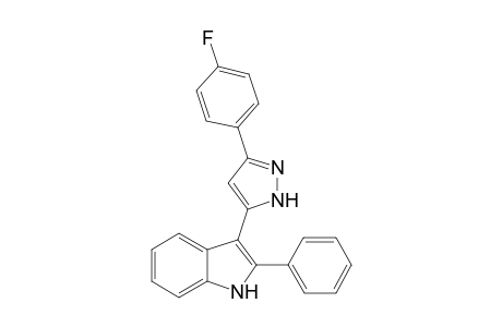 3-[3-(4-Fluorophenyl)pyrazoyl-5-yl]-2-phenylindole