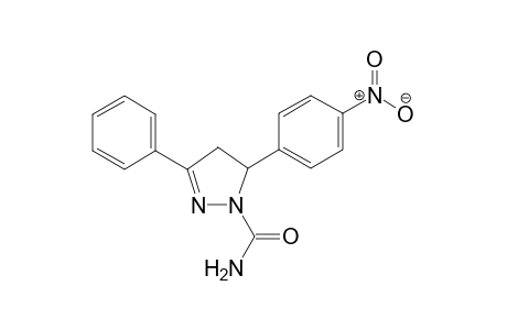 5-(p-nitrophenyl)-3-phenyl-1-carboxamide-2-pyrazoline