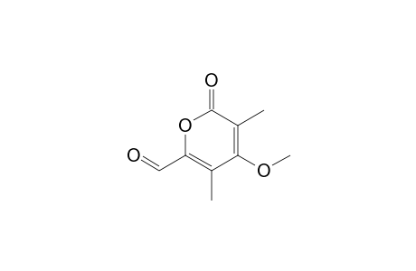 3,5-Dimethyl-6-formyl-4-methoxy-2-pyrone