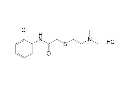 2'-chloro-2-{[2-(dimethylamino)ethyl]thio}acetanilide, monohydrochloride
