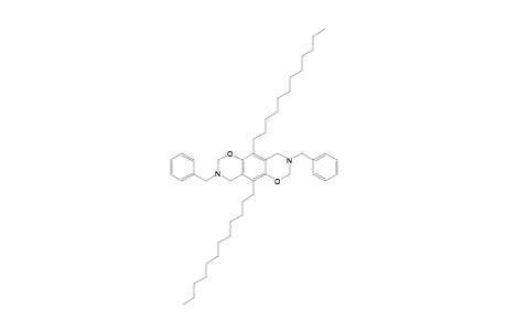 1,3-Oxazino[6,5-g][1,3]benzoxazine, 5,10-didodecyl-2,3,4,7,8,9-hexahydro-3,8-bis(phenylmethyl)-