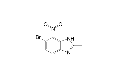7-Nitro-6-bromo-2-methylbenzimidazole