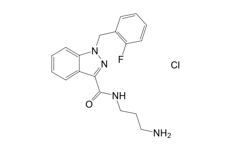 N-{3'-Apropyl]-1-[(2"-fluorophenyl)methyl]-1H-indazole-3-carboxamide - hydrochloride