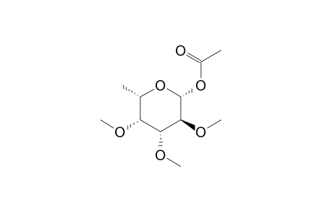 Acetyl 6-deoxy-2,3,4-tri-O-methyl-.beta.,L-galactopyranoside