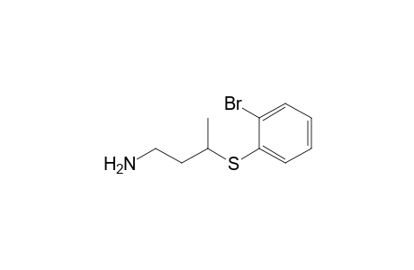 3-(2-Bromophenylsulfanyl)butylamine