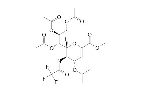 METHYL-7,8,9-TRI-O-ACETYL-2,6-ANHYDRO-3,5-DIDEOXY-4-O-ISOPROPYL-5-[(TRIFLUOROACETYL)-AMINO]-D-GLYCERO-D-GALACTO-NON-2-ENOATE