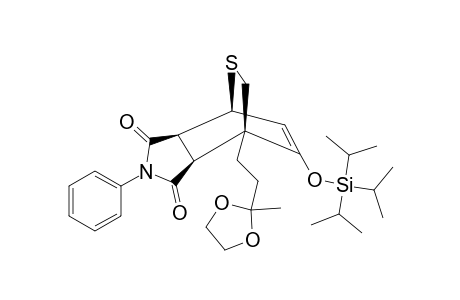 #21A;(3AR*,4R*,7R*,7AR*)-3A,4,7,7A-TETRAHYDRO-7-[2-(2-METHYL-1,3-DIOXOLAN-2-YL)-ETHYL]-8-[(TRIS-(1-METHYLETHYL)-SILYL)-OXY]-1,3-DIOXO-2-PHENYL-4,7-ETHENOTHIOPY