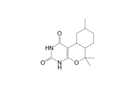 1H-[2]Benzopyrano[3,4-d]pyrimidine-1,3(2H)-dione, 4,6,6a,7,8,9,10,10a-octahydro-6,6,9-trimethyl-, [6aR-(6aalpha,9.al