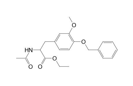DL-Tyrosine, N-acetyl-3-methoxy-O-(phenylmethyl)-, ethyl ester