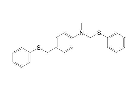 N-[(p-chlorophenylthio)methyl]-N-methyl-alpha-(phenylthio)-p-toluidine