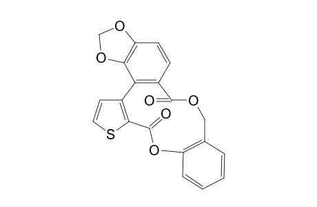8,9-Methylenedioxy-3,17-dioxa-14-thiatetracyclo[16.4.0.0(5,10).0(11,15)]docosanhexadecaene-4,16-dione