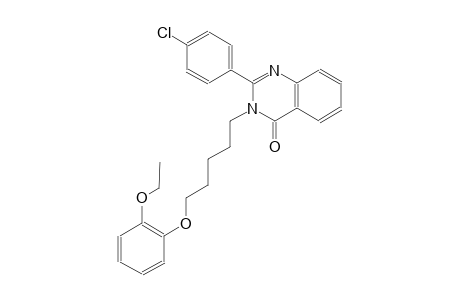2-(4-chlorophenyl)-3-[5-(2-ethoxyphenoxy)pentyl]-4(3H)-quinazolinone