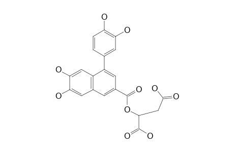3-CARBOXY-6,7-DIHYDROXY-1-(3',4'-DIHYDROXYPHENYL)-NAPHTHALENE-9,2''-O-MALIC-ACID-ESTER