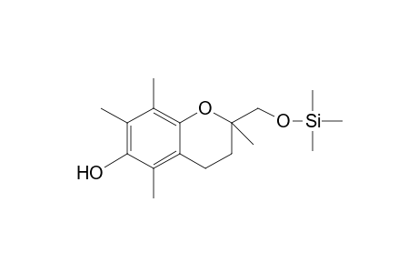 Chroman-2-methanol <6-hydroxy-2,5,7,8-tetramethyl->, mono-TMS