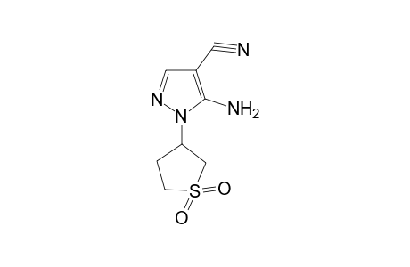 1H-Pyrazole-4-carbonitrile, 5-amino-1-(tetrahydro-3-thienyl)-, S,S-dioxide