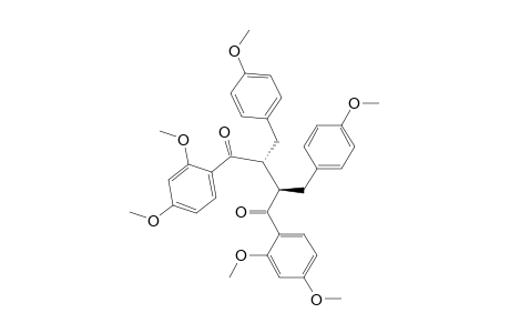 1,4-Butanedione, 1,4-bis(2,4-dimethoxyphenyl)-2,3-bis[(4-methoxyphenyl)methyl]-, (R*,R*)-(.+-.)-