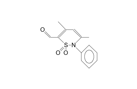 N-Phenyl-2,4-dimethyl-5-formyl-1,3-butadiene-1,4-sultame