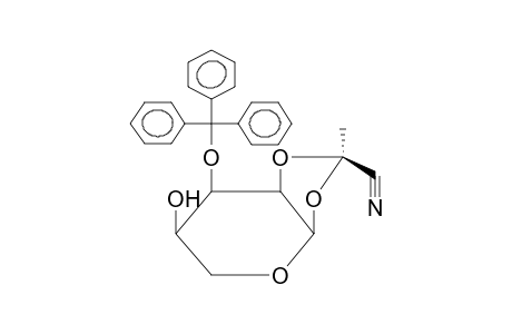 3-O-TRITYL-1,2-O-[1-(EXO-CYANO)ETHYLIDENE]-ALPHA-D-RIBOPYRANOSE