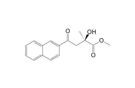 (R)-Methyl-[2-hydroxy-2-methyl-4-oxo-4-(2-naphthyl)]-butanoate
