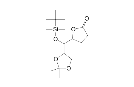 5-[(2,2-DIMETHYL-1,3-DIOXOLAN-4-YL)-(TERT.-BUTYLDIMETHYLSILYL)-METHYL]-DIHYDROFURAN-2-ONE