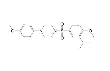 Piperazine, 1-[[4-ethoxy-3-(1-methylethyl)phenyl]sulfonyl]-4-(4-methoxyphenyl)-