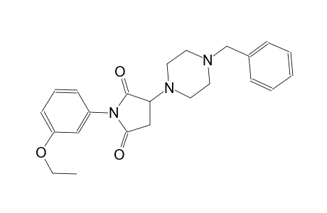 2,5-pyrrolidinedione, 1-(3-ethoxyphenyl)-3-[4-(phenylmethyl)-1-piperazinyl]-