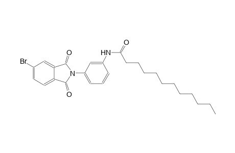 dodecanamide, N-[3-(5-bromo-1,3-dihydro-1,3-dioxo-2H-isoindol-2-yl)phenyl]-