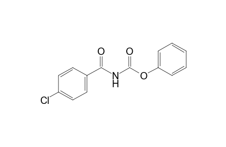 (p-chlorobenzoyl)carbamic acid, phenyl ester