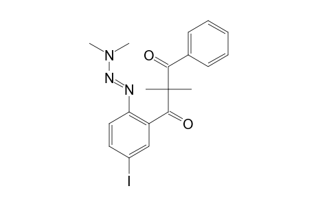 (E)-1-[2-(3,3-Dimethyltriaz-1-enyl)-5-iodophenyl]-2,2-dimethyl-3-phenylpropane-1,3-dione