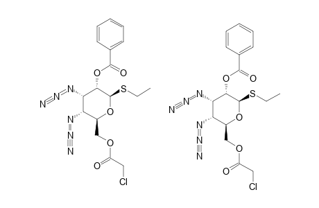 ETHYL-2-O-BENZOYL-3,4-DIDEOXY-3,4-DIAZIDO-6-O-CHLOROACETYL-1-THIO-BETA-D-ALLOPYRANOSIDE