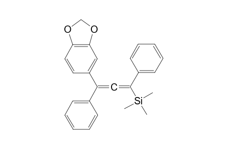 (3-(benzo[d][1,3]dioxol-5-yl)-1,3-diphenylpropa-1,2-dien-1-yl)trimethylsilane