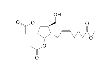 (+/-)-1ALPHA-[6-METHOXYCARBONYLHEX-2Z-ENYL]-2BETA-HYDROXYMETHYL-3ALPHA,5ALPHA-DIACETOXYCYCLOPENTANE