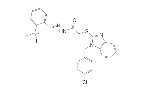 acetic acid, [[1-[(4-chlorophenyl)methyl]-1H-benzimidazol-2-yl]thio]-, 2-[(E)-[2-(trifluoromethyl)phenyl]methylidene]hydrazide