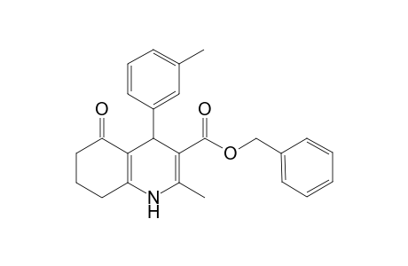 2-Methyl-5-oxo-4-m-tolyl-1,4,5,6,7,8-hexahydro-quinoline-3-carboxylic acid benzyl ester