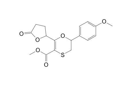 3-(Methoxycarbonyl)-6-(4-methoxyphenyl)-2-(2-oxofur-5-yl)-1,4-oxathiin