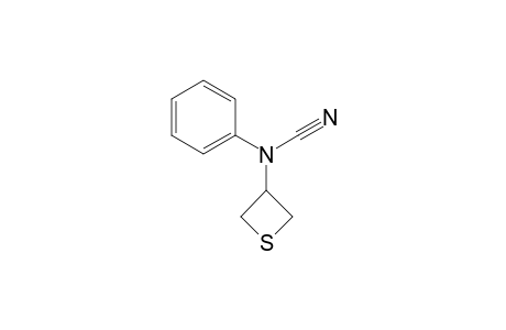 N-Phenyl-N-(thietan-3-yl)cyanamide