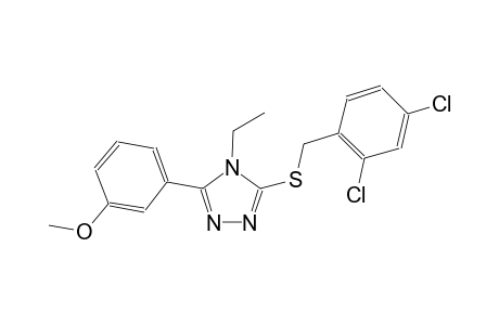 3-[(2,4-dichlorobenzyl)sulfanyl]-4-ethyl-5-(3-methoxyphenyl)-4H-1,2,4-triazole