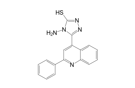 4-Amino-5-mercapto-3-(2-phenylquinolin-4-yl)-1,2,4-triazole
