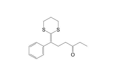6-(1,3-Dithian-2-ylidene)-6-phenylhexan-3-one